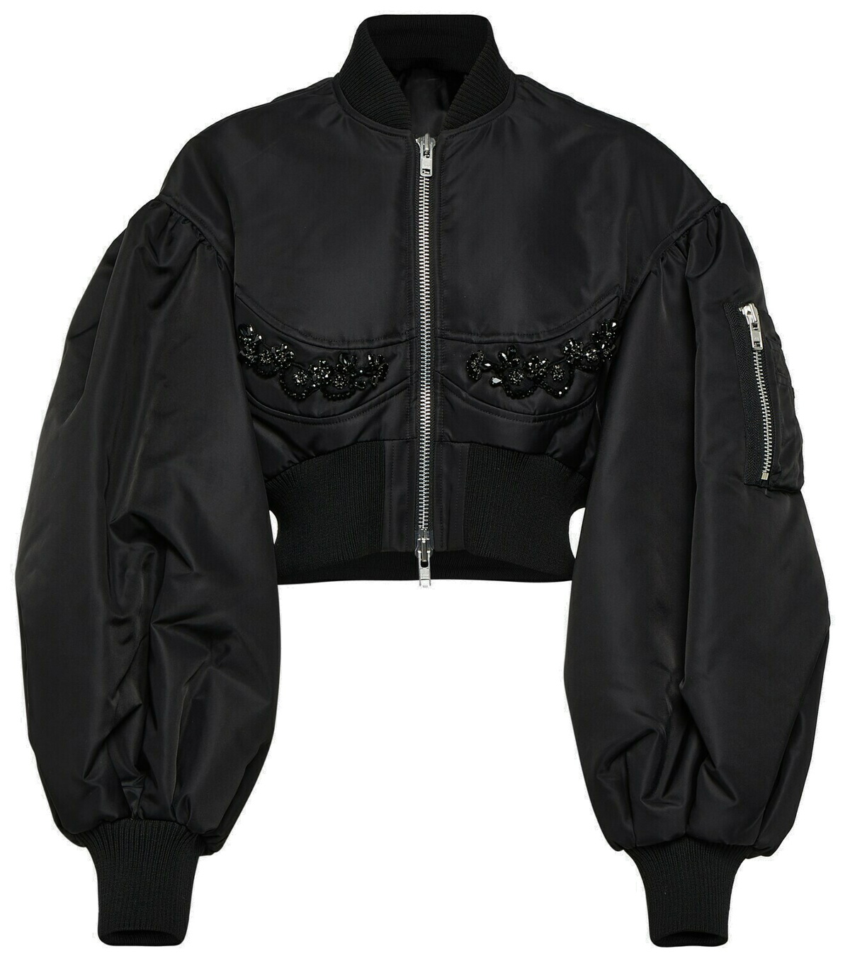 Simone Rocha Embellished oversized bomber jacket Simone Rocha