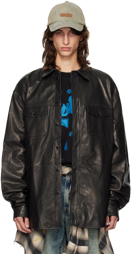 Photo: Stolen Girlfriends Club Black Post Punk Leather Jacket
