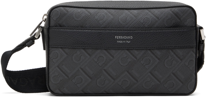 Photo: Ferragamo Black & Gray Crossbody Bag