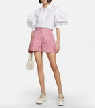 Simone Rocha - Checked cotton shorts