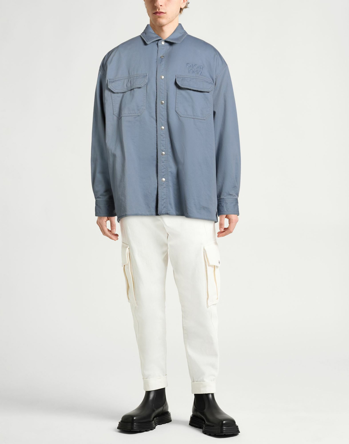 Dior Mens Denim outerwear Slate in Blue
