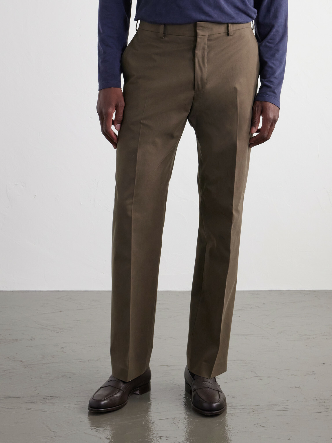 Paul Smith - Straight-Leg Cotton-Twill Chinos - Brown