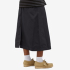 Snow Peak Women's Takibi Ripstop Midi Skirt in Black