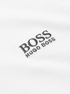 HUGO BOSS - Slim-Fit Logo-Embroidered Stretch-Cotton Jersey Pyjama T-Shirt - White - S