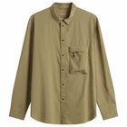 NANGA Men's PLC Excursion Shirt in Khaki