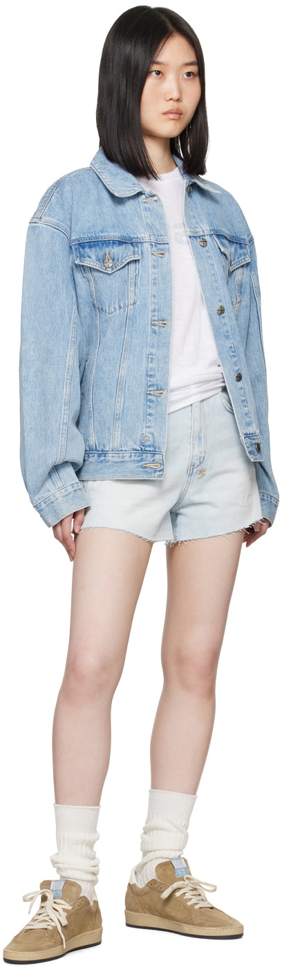 Ksubi Blue Rise N Hi Denim Shorts