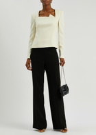 Roland Mouret Flared Trousers Black