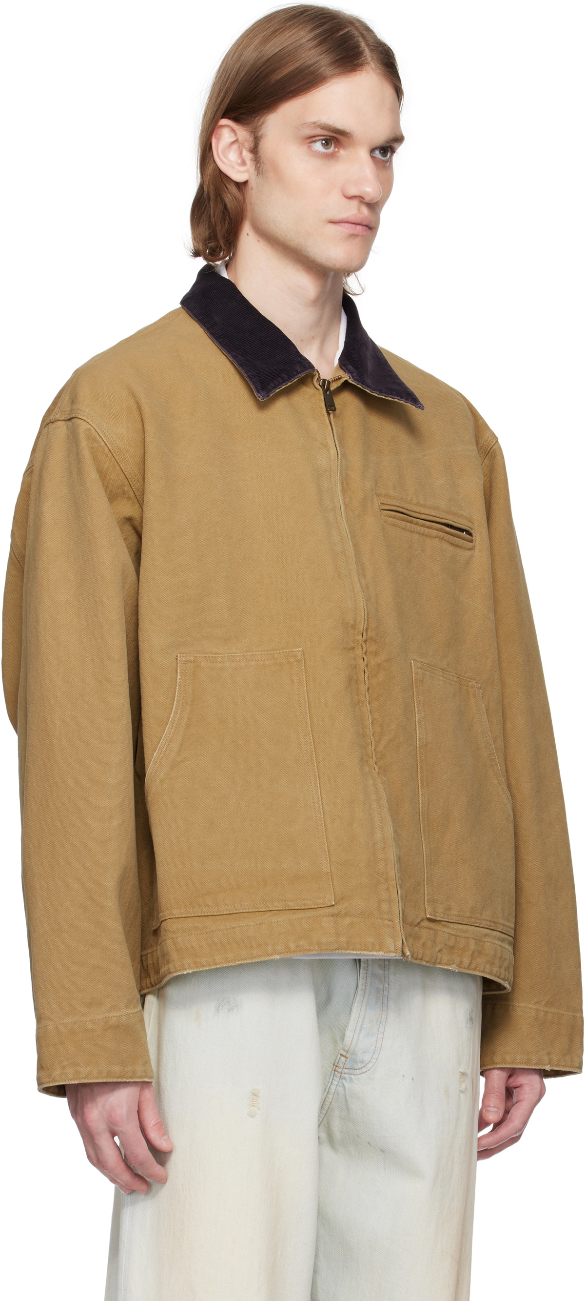AMBUSH Beige Canvas Work Jacket