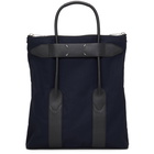 Maison Margiela Navy Medium Flexy Shopper Tote