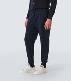 Brunello Cucinelli Cotton, cashmere, and silk sweatpants