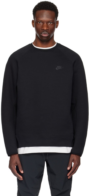 Photo: Nike Black Printed Sweatshirt