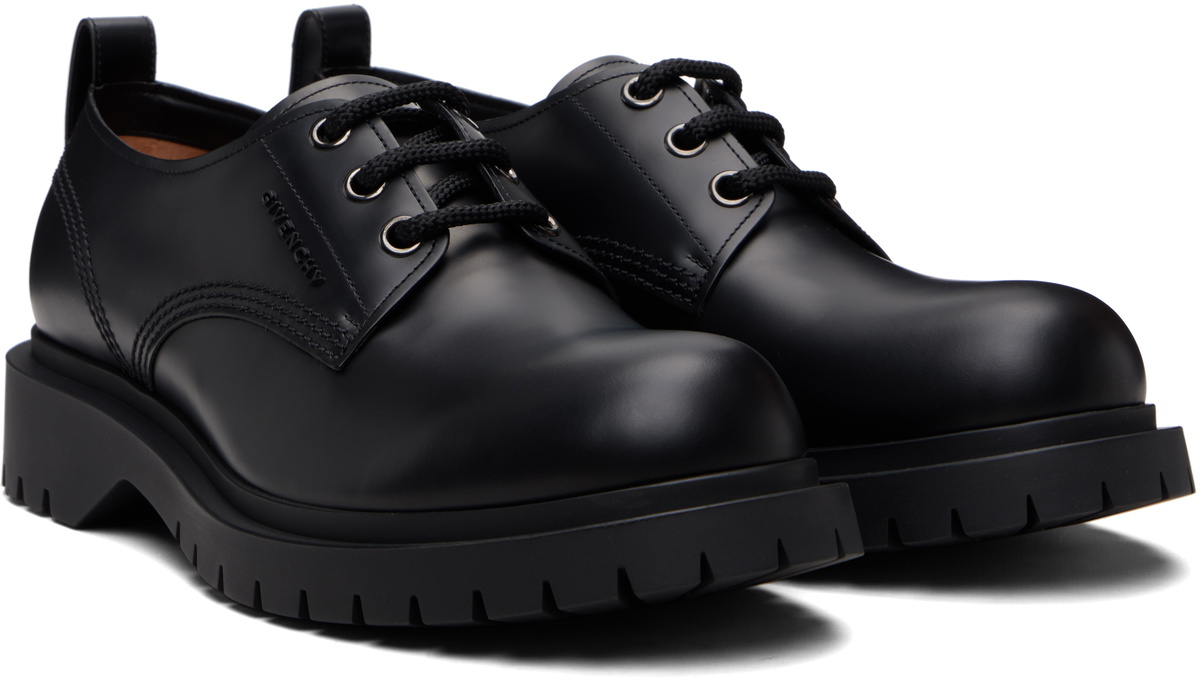 Givenchy Black Bullskin Derbys