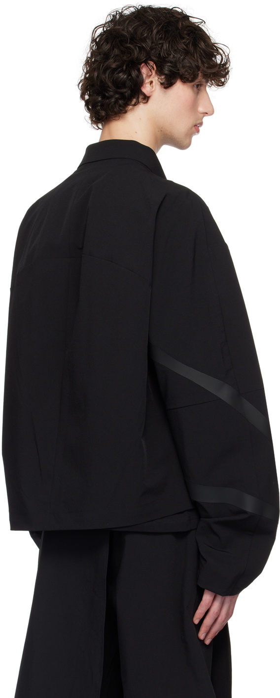HELIOT EMIL ブラック Insterno シャツ IT44 HELIOT EMIL Black Insterno Shirt Heliot Emil