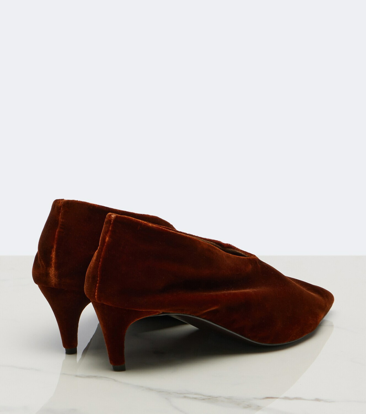 Khaite Miriam velvet pumps