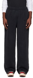 VETEMENTS Black Cut Sweatpants