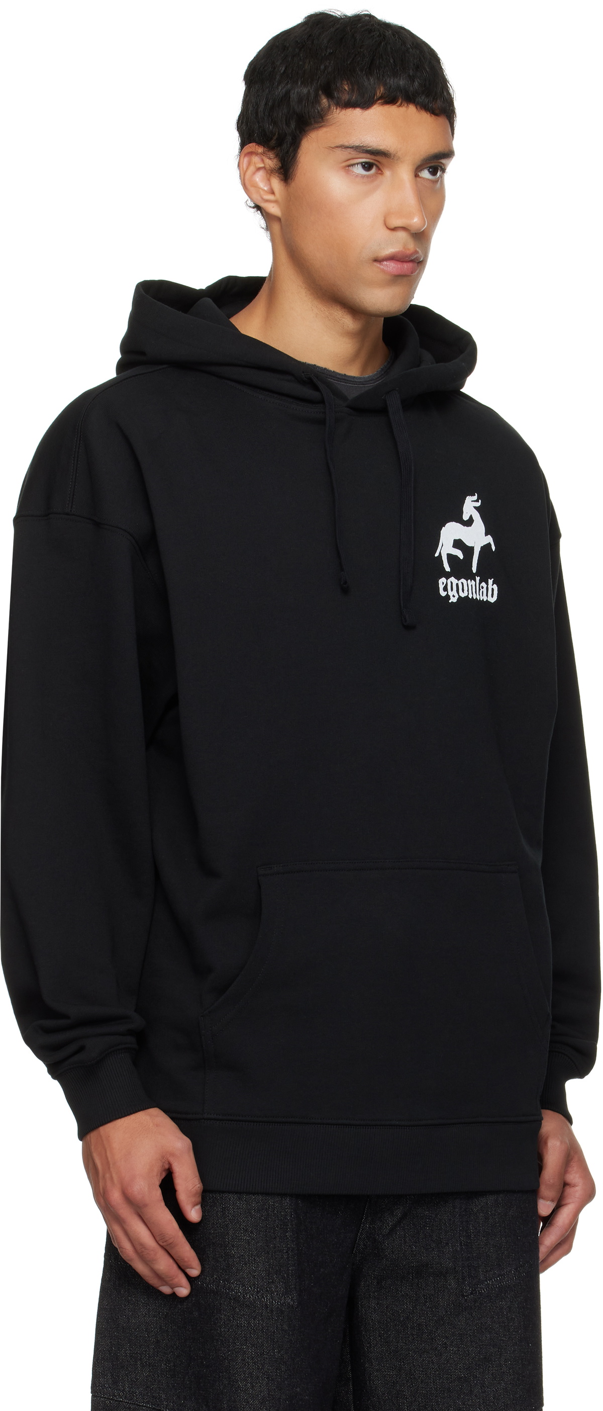 EGONlab Black 'Play With Fire' Hoodie