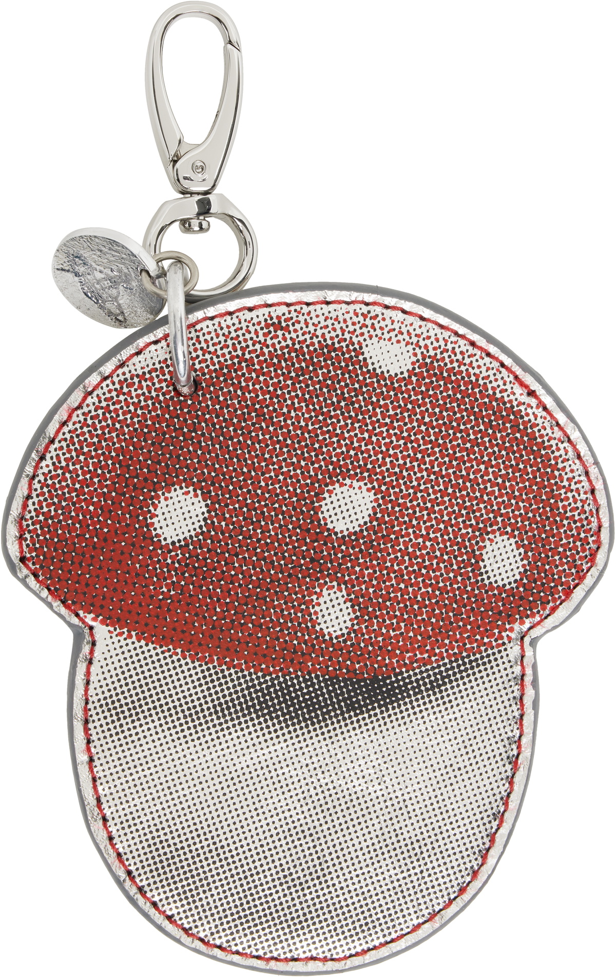 Vivienne Westwood: Silver Mushroom Charm Keychain | SSENSE