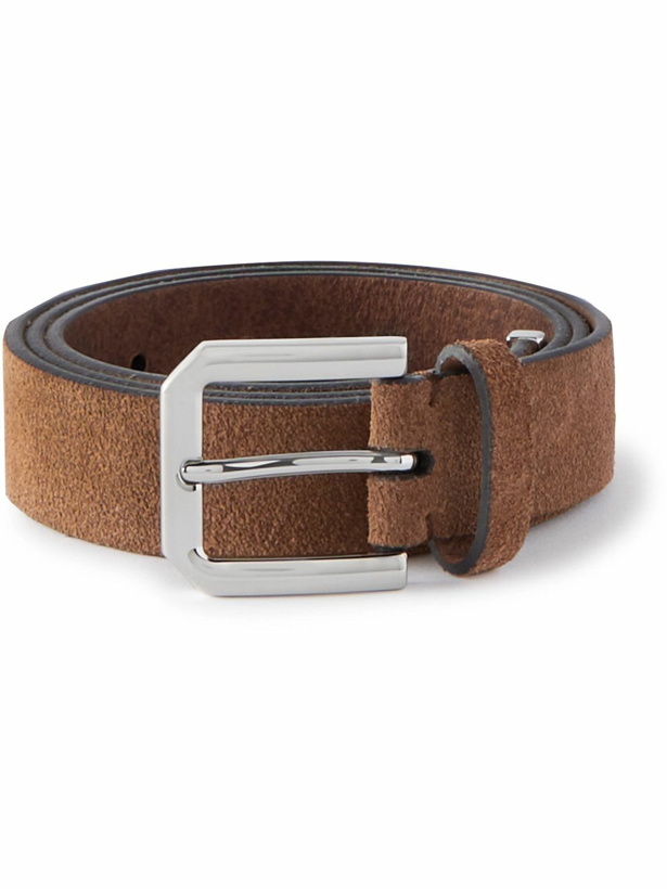 Photo: Brunello Cucinelli - Suede belt - Brown