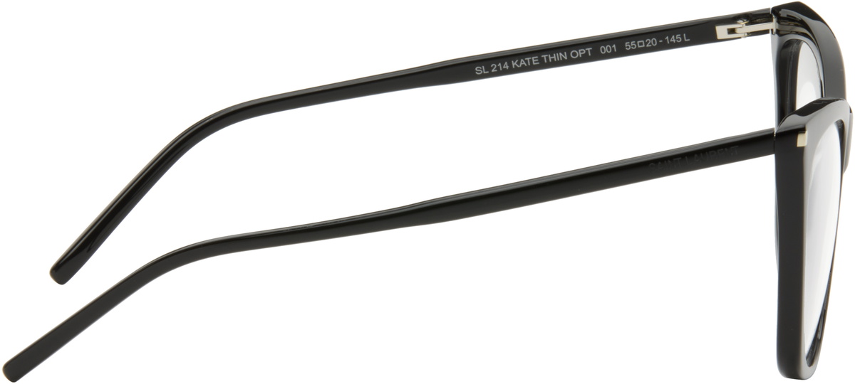 Saint Laurent Black SL 214 Kate Thin Glasses