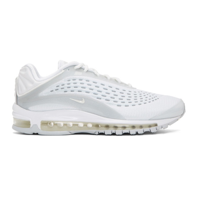 Photo: Nike White Air Max Deluxe Sneakers