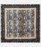 Christopher Esber Snake-print silk scarf