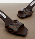 Jimmy Choo Skye leopard-print TPU mules