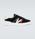 Moncler Monaco suede and leather sneakers