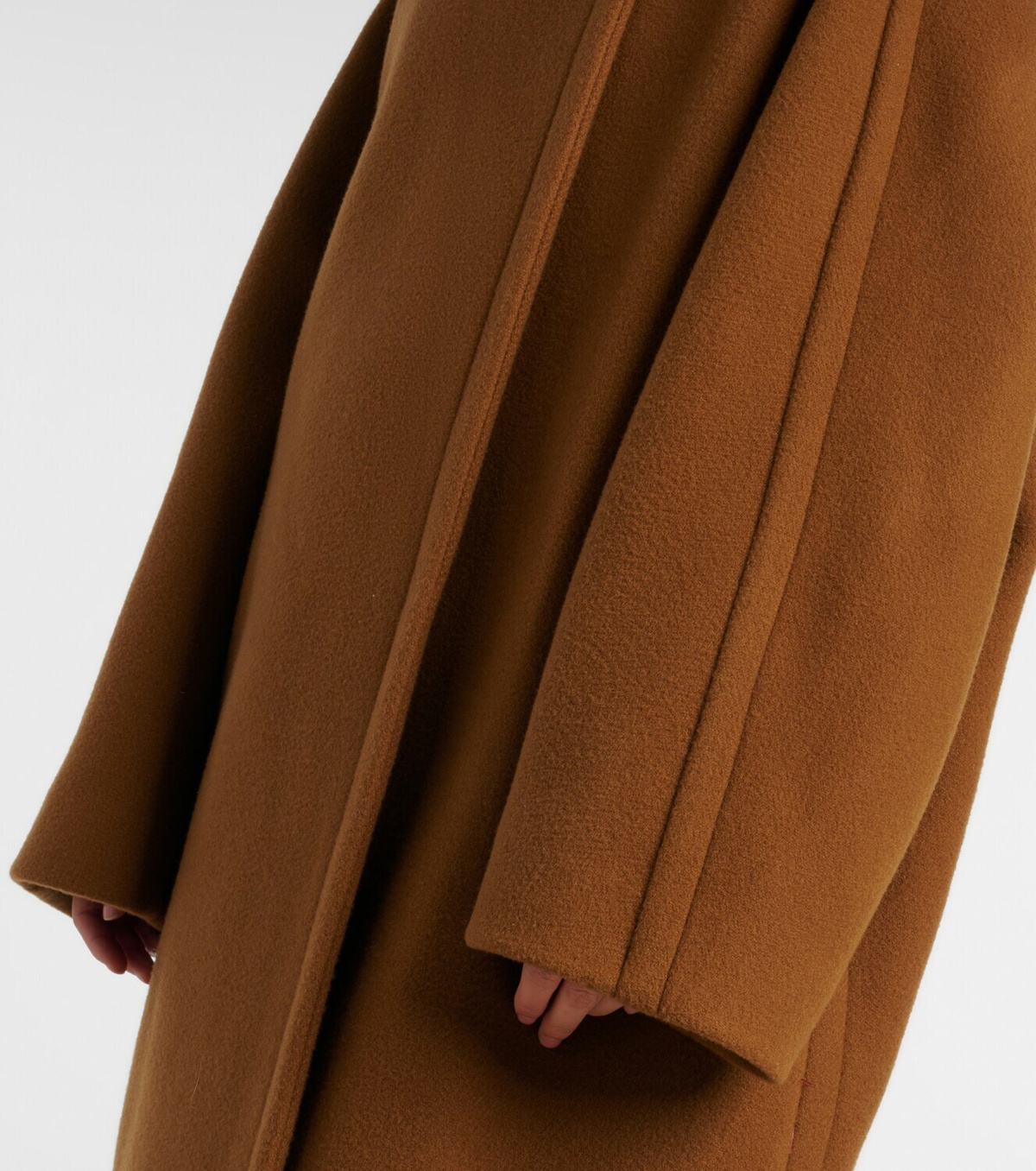 Fforme Yves wool-blend wrap coat