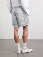 Acne Studios - Ronso Sport Straight-Leg Logo-Print Jersey Shorts - Gray