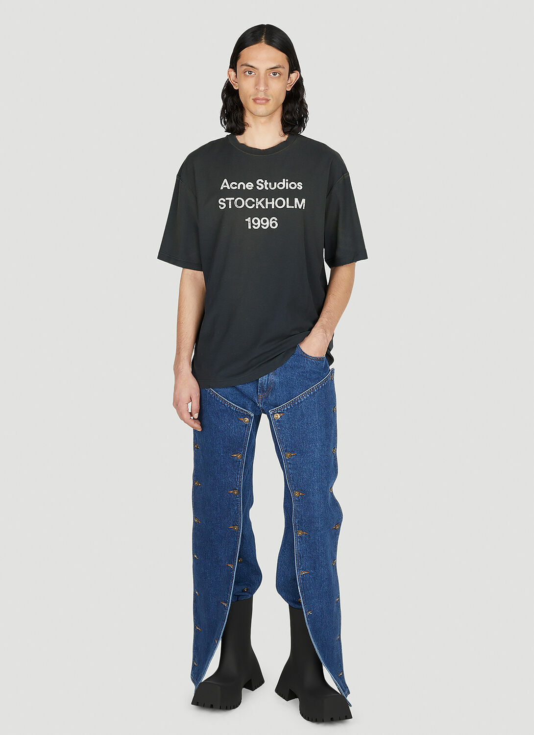 Acne Studios Logo Print T-Shirt