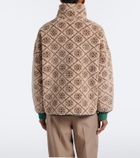 Tory Burch T Monogram printed teddy jacket
