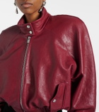 Magda Butrym Cropped leather jacket