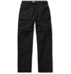 Pop Trading Company - Black Convertible Shell Trousers - Black