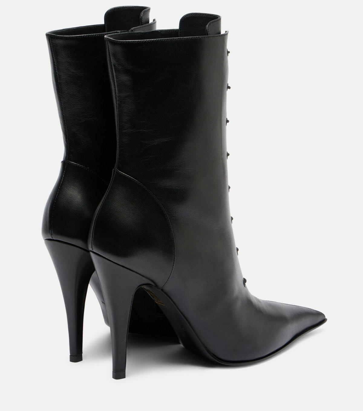 McQueen Leather ankle boots