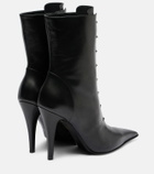 McQueen Leather ankle boots