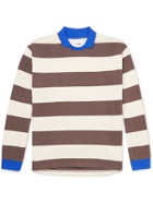 DRAKE'S - Striped Cotton-Jersey Rugby Shirt - Multi