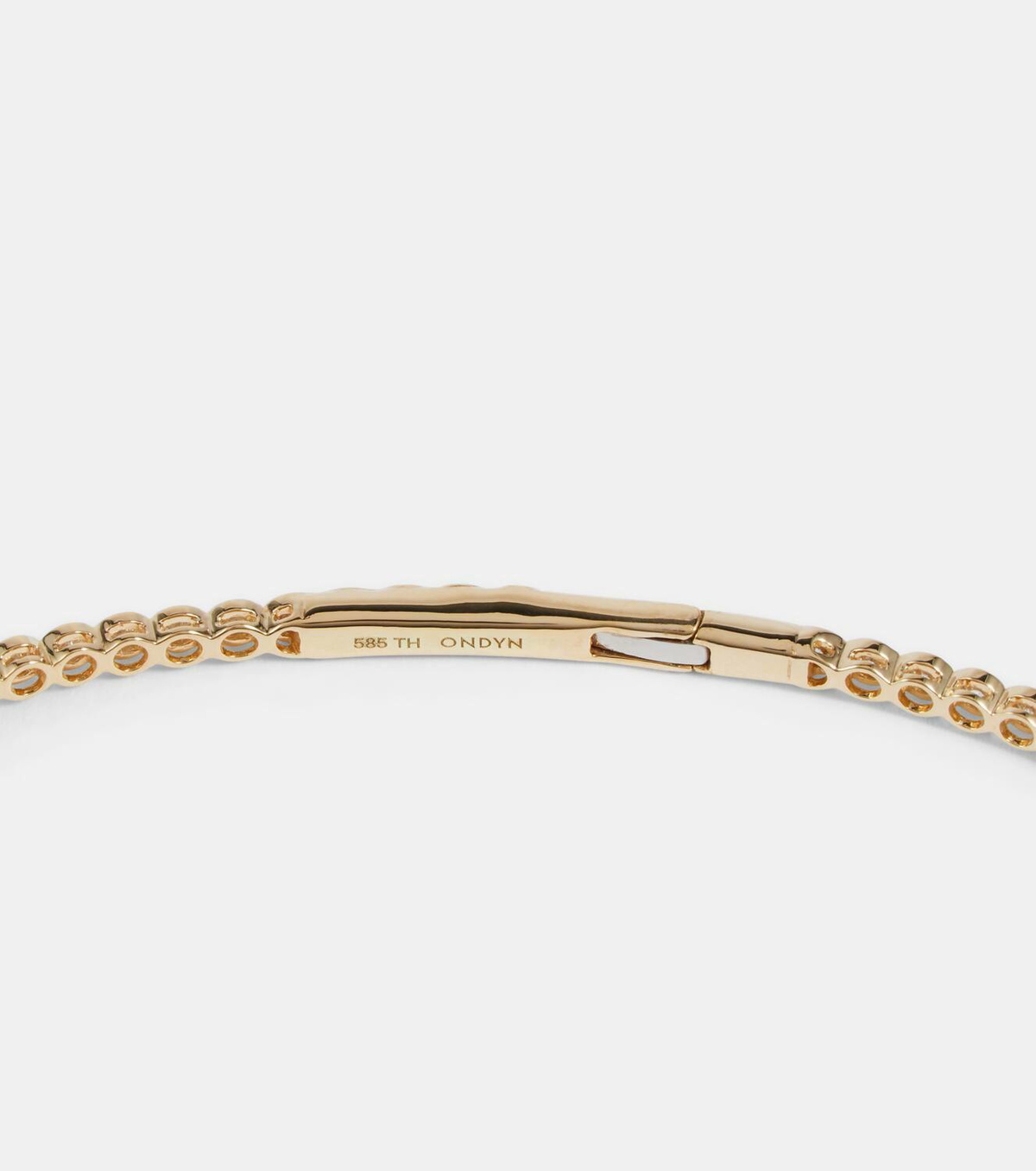 Ondyn Imperial Wavelength 14kt gold necklace with diamonds