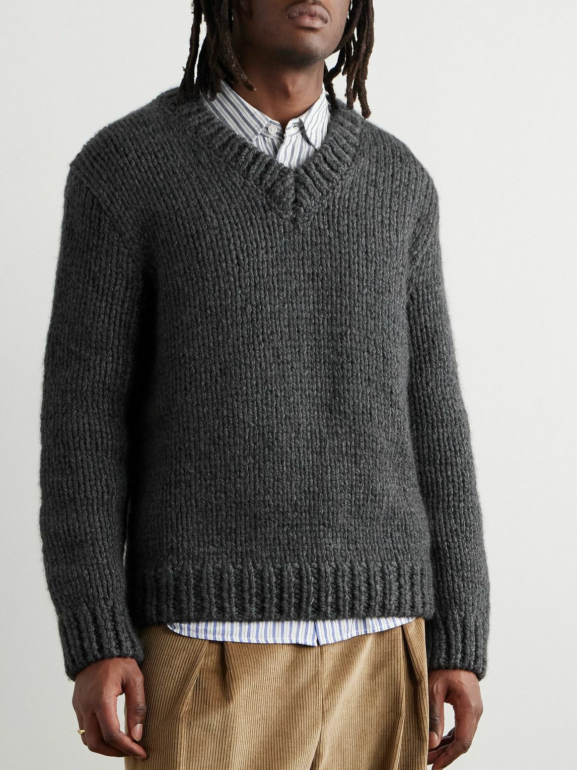 Federico Curradi - Loira Wool Sweater - Gray