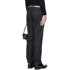 HODAKOVA Grey Horse Hair Suit Trousers