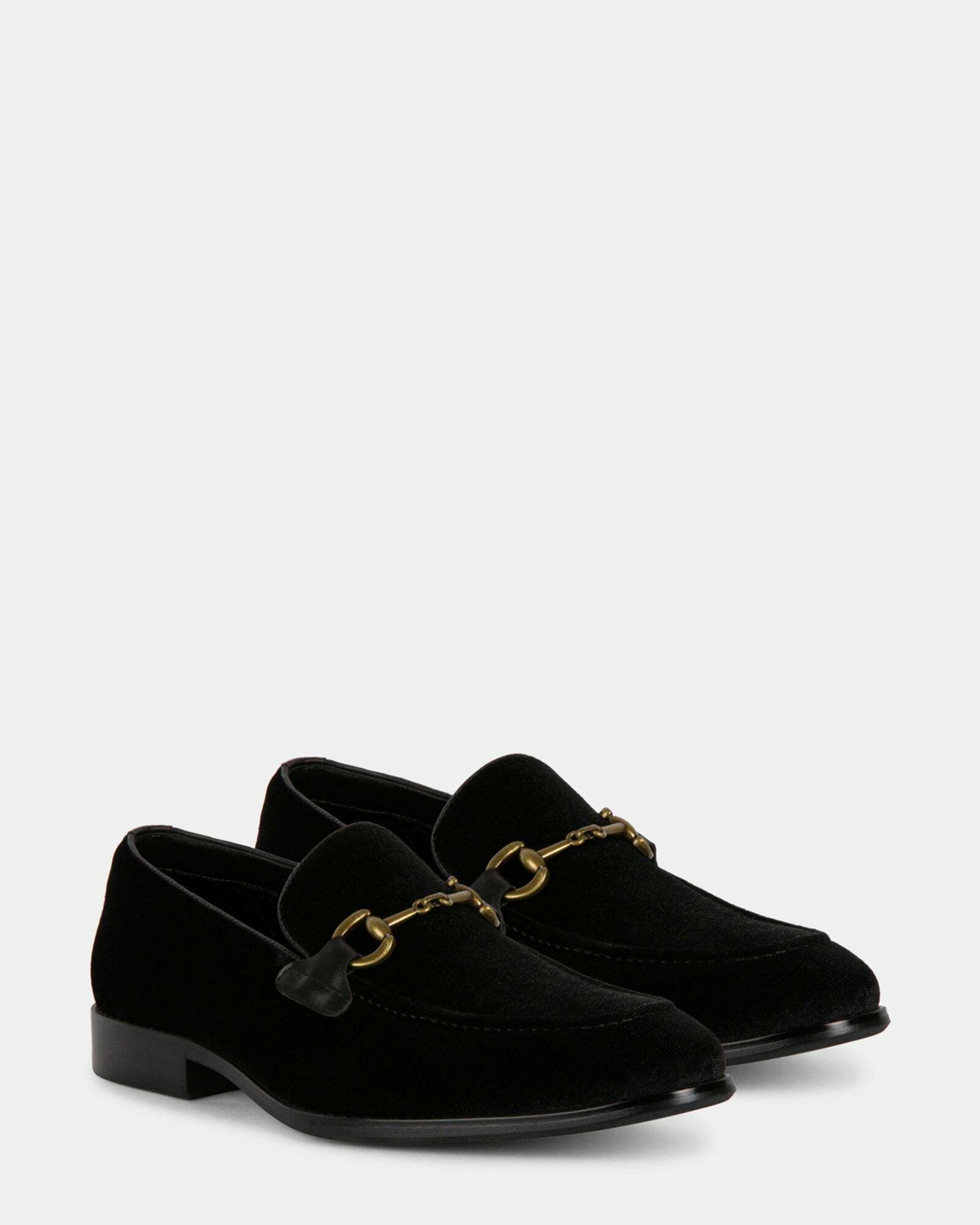 Steve Madden Antonio Loafers in Black Velvet