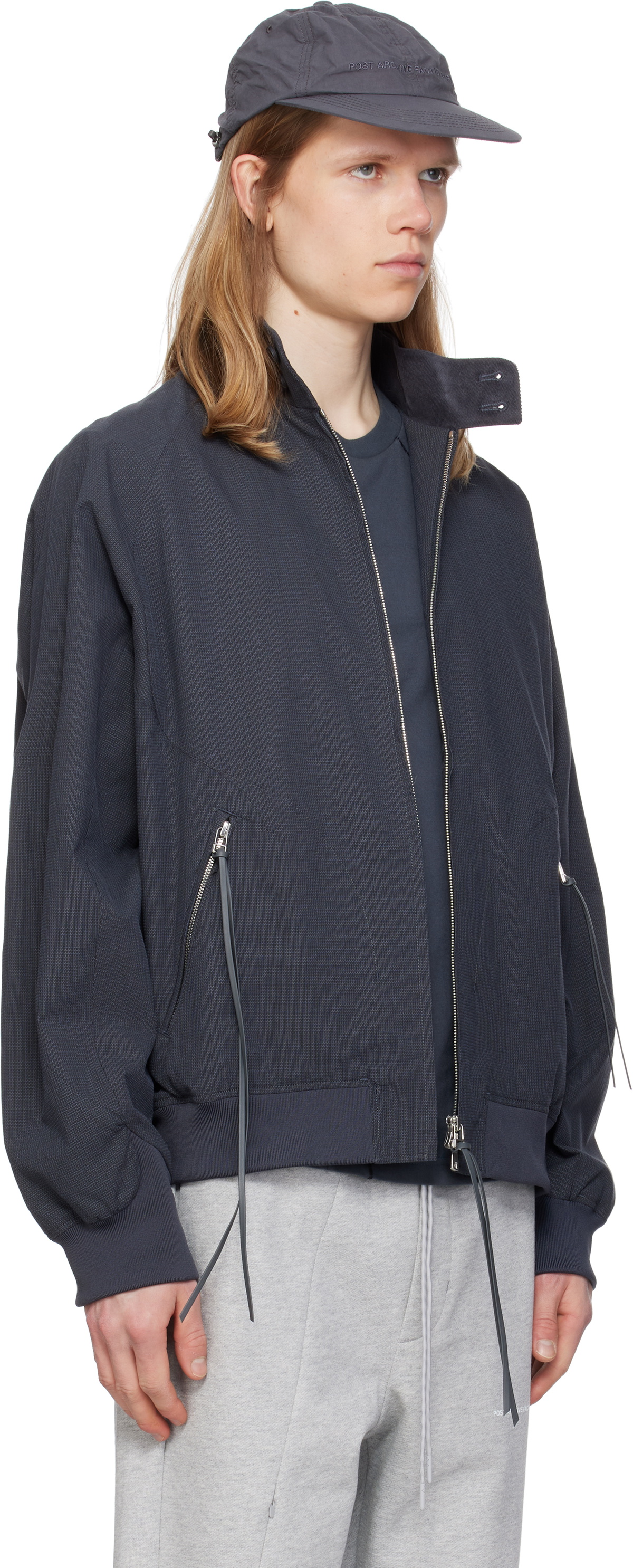 ジャケット・アウター POST ARCHIVE FACTION 8.0 BOMBER PAF POST ARCHIVE FACTION (PAF) Gray 8.0 Center Bomber Jacket Post