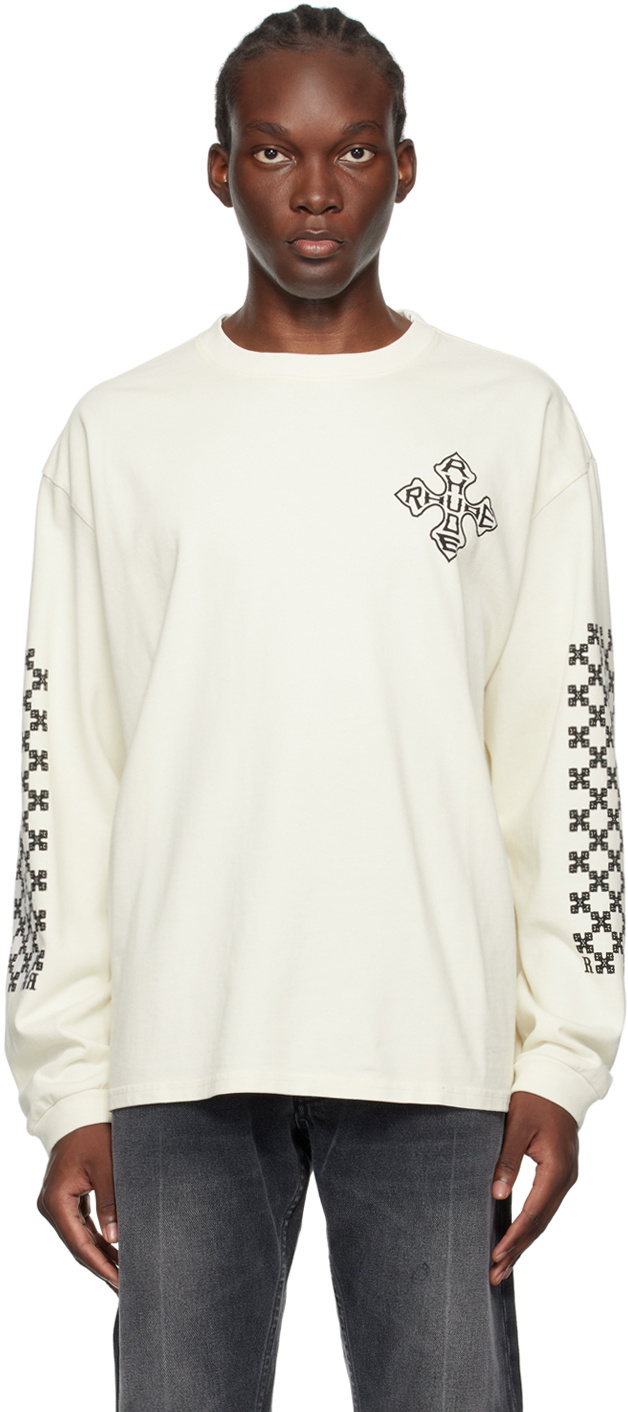 【関税込み】Rhude SSENSE限定 オフホワイト Grand Cru フーディ SSENSE Exclusive Off-White 'Grand Cru' Hoodie by Rhude on Sale