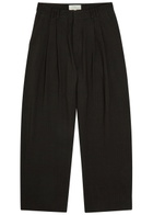 Studio Nicholson Pleated Wide-leg Trousers Brown