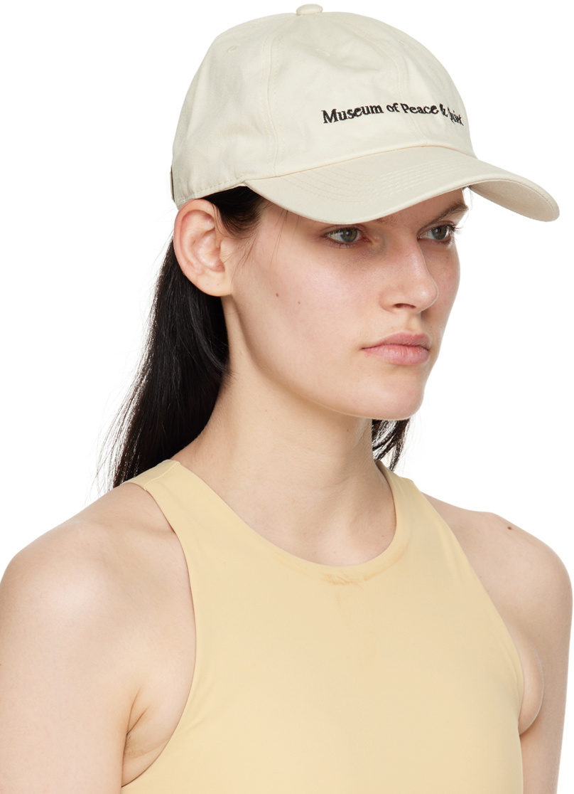 Museum of Peace & Quiet Off-White Embroidered Cap