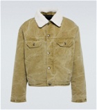 Acne Studios Faux shearling-trimmed bomber jacket