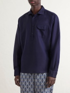 Orlebar Brown - Cesare Linen and Cotton-Blend Shirt - Blue