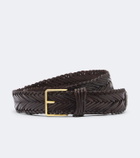 The Row Fisherman woven leather belt
