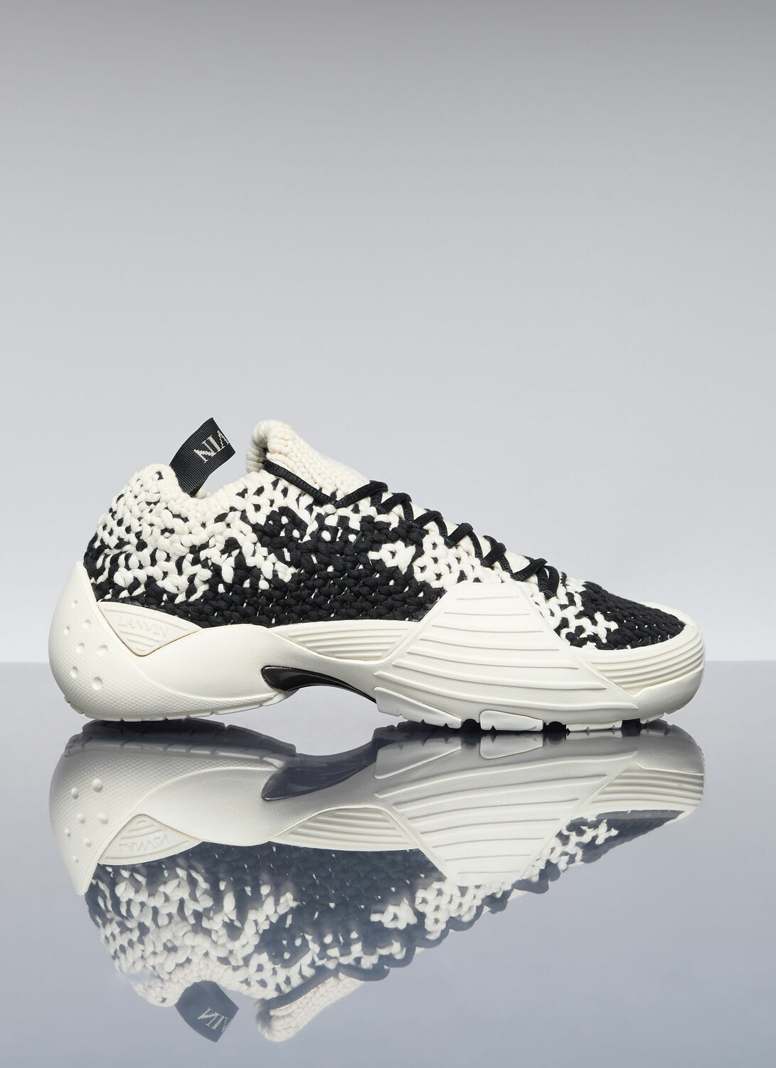 Lanvin Flash-Knit Sneakers
