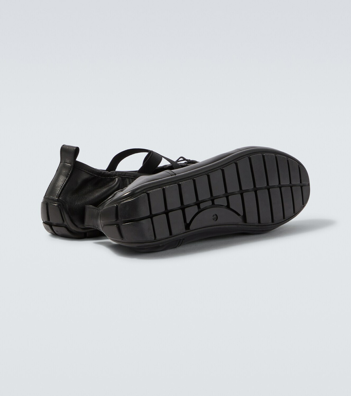 Simone Rocha Ballerina Grip leather flats