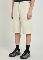 Vowels Zip off Wool-blend Cargo Trousers Off White